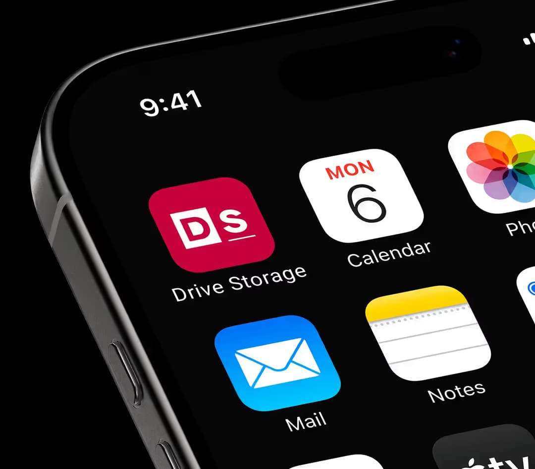 Drive Storage App on Phone